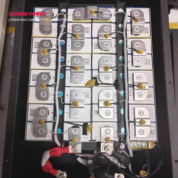 redway golf cart lithium battery factory battery internal