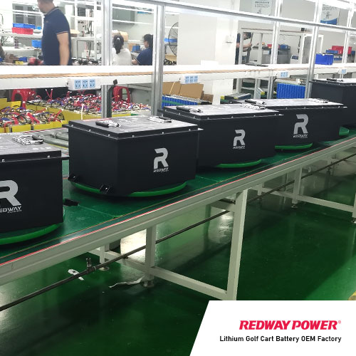 48v 100ah lithium golf cart battery oem factory lfp