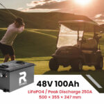 48v 100ah golf cart lifepo4 battery