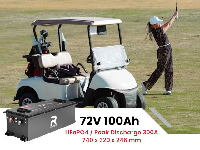 76.8v 72v 100ah golf cart lithium battery lifepo4 lfp