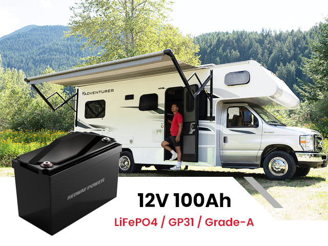 rv 12v 100ah lifepo4 battery group 31