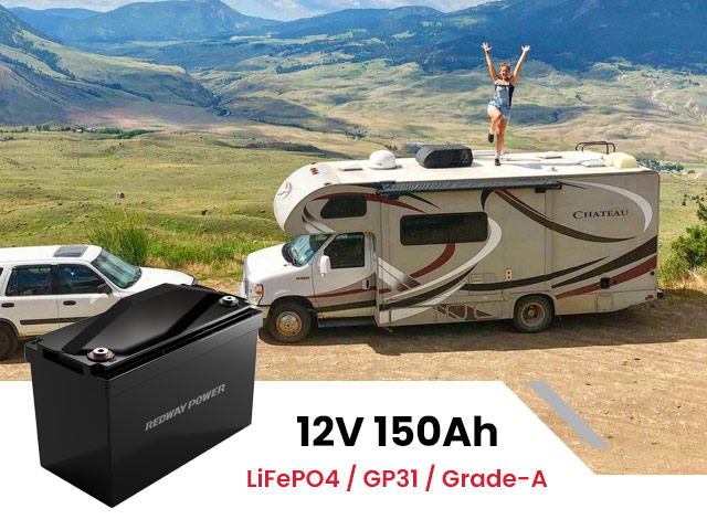 rv 12v 150ah lifepo4 battery group 31